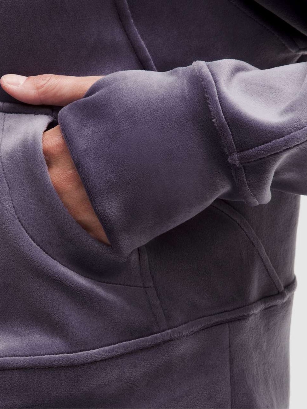 Lululemon Scuba Oversized Full-Zip Hoodie Velvet -Nightfall - Picture 2 of 9